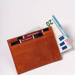 Peterson Etui skórzane Peterson PTN CAW22722 AUTU j. brązowe 7