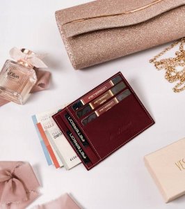 Peterson Etui skórzane Peterson bordowe PTN CAW22722 BORD 3