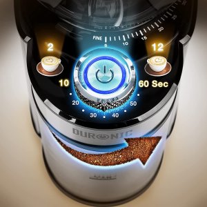 Młynek do kawy Duronic Duronic BG200 Elektryczny żarnowy młynek do kawy 200W | pojemność 200 g |regulacja stopnia zmielenia i czasu | do 12 filiżanek kawy 7