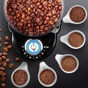 Młynek do kawy Duronic Duronic BG200 Elektryczny żarnowy młynek do kawy 200W | pojemność 200 g |regulacja stopnia zmielenia i czasu | do 12 filiżanek kawy 8