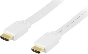 Kabel Deltaco HDMI - HDMI 10m biały (HDMI-1070H) 1