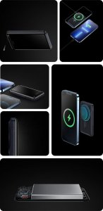 Powerbank Baseus Magnetic Bracket 10000 mAh Biały 18