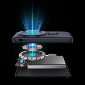 Powerbank Baseus Magnetic Bracket 10000 mAh Biały 6