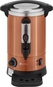 Royal Catering Warnik podgrzewacz do wody z podwójnymi ściankami i ociekaczem 6.1 L 1500 W pomarańczowy Warnik podgrzewacz do wody z podwójnymi ściankami i ociekaczem 6.1 L 1500 W pomarańczowy 6