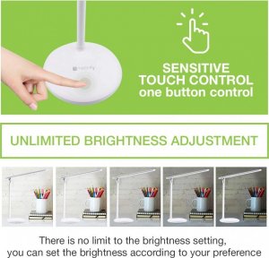 Lampka biurkowa Techly biała  (I-LAMP-DSK9) 10