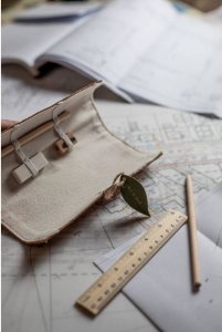 Piórnik Upominkarnia Zestaw szkolny w korkowym etui, piórnik 9