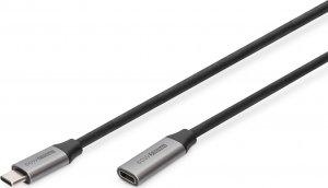 Kabel USB Digitus USB-C - USB-C 0.5 m Czarny (DB-300230-005-S) 1