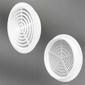 AWENTA Kratka wentylacyjna Awenta T76 MINI-AWENT fi80mm TUOS. biała 7