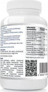 WISH WISH Witamina B Complex Junior Do Ssania 120tabs Orange 2