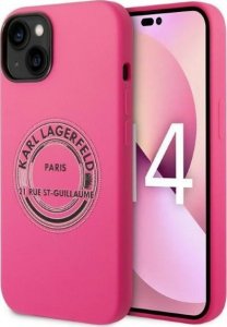Karl Lagerfeld Karl Lagerfeld KLHCP14MSRSGRCF iPhone 14 Plus 6,7" hardcase różowy/pink Silicone RSG NoSize 1