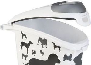 Curver Pojemnik na karmę 10kg / 23L czarno/szary 210341 2