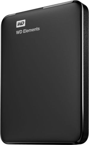 Dysk zewnętrzny HDD WD Elements Portable 750GB Czarno-biały (WDBUZG7500ABK-WESN) 1