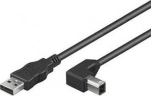 Kabel USB PremiumCord USB-A - USB-B 1 m Czarny (ku2ab1-90) 1