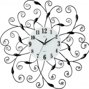 JVD Zegar ścienny JVD HJ96 z kryształkami średnica 57 cm 1
