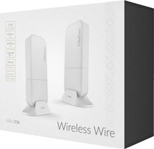 Access Point MikroTik Punkt Dostępu Wireless Wire Mikrotik RBwAPG-60ad kit 60 GHz Biały (2 pcs) 1