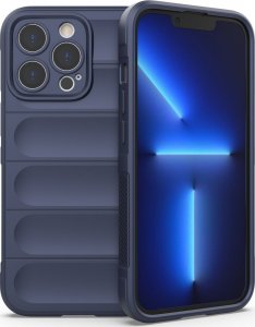 Hurtel Magic Shield Case etui do iPhone 13 Pro elastyczny pancerny pokrowiec ciemnoniebieski 1