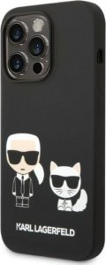 Karl Lagerfeld Karl Lagerfeld KLHMP14LSSKCK iPhone 14 Pro 6,1" hardcase czarny/black Liquid Silicone Karl & Choupette Magsafe NoSize 2