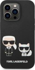 Karl Lagerfeld Karl Lagerfeld KLHMP14LSSKCK iPhone 14 Pro 6,1" hardcase czarny/black Liquid Silicone Karl & Choupette Magsafe NoSize 3