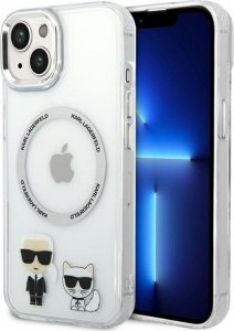 Karl Lagerfeld Karl Lagerfeld KLHMP14MHKCT iPhone 14 Plus 6,7" hardcase przeźroczysty/transparent Karl & Choupette Aluminium Magsafe NoSize 1