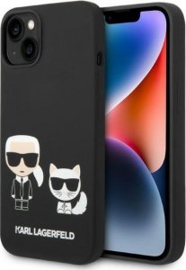 Karl Lagerfeld Karl Lagerfeld KLHMP14SSSKCK iPhone 14 6,1" hardcase czarny/black Liquid Silicone Karl & Choupette Magsafe NoSize 1