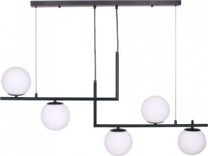 Lampa wisząca DKD Home Decor Lampa Sufitowa DKD Home Decor Szkło Czarny Metal (110 x 35 x 43 cm) 1