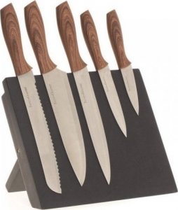 5five Zestaw noży kuchennych ze stojakiem 5five (32 x 23,2 x 19 cm) 1