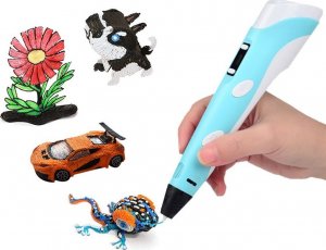Długopis 3D Jokomisiada Pióro 3D magiczny długopis 3D + wkłady ZA3932 3