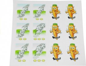 Lean Gra planszowa Króliki Funny Bunny Wyścig Po Marchew 7