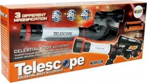 LeanToys Teleskop Naukowy Edukacyjny Astronomia 20x 30x 40x 6