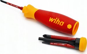 Wiha Izolowany Wkrętak z magazynkiem 4 bitów PocketMax electric IEC 60900, 45296 22