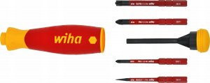 Wiha Izolowany Wkrętak z magazynkiem 4 bitów PocketMax electric IEC 60900, 45296 23