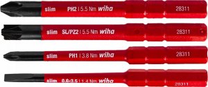 Wiha Izolowany Wkrętak z magazynkiem 4 bitów PocketMax electric IEC 60900, 45296 8