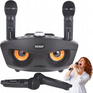 Mikrofon Art Zestaw Karaoke Stacja + 2 Bezprzewodowe Mikrofony 10