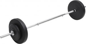 vidaXL vidaXL Sztanga z zestawem obciążeń, 30 kg 2