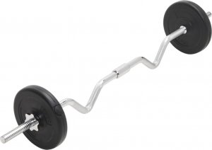 vidaXL vidaXL Sztanga i hantle z zestawem obciążeń, 30 kg 5