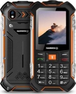 Telefon komórkowy myPhone Hammer Boost LTE 4G Dual SIM Czarno-pomarańczowy 1
