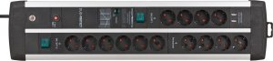 Listwa zasilająca Brennenstuhl Brennenstuhl Premium-Protect-Line Duo gaming power strip 14-way (black/silver, 120,000 A surge protection, 2x USB-A, 3 meters) 2