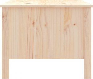 vidaXL Stolik kawowy, 100x50x40 cm, lite drewno sosnowe 7