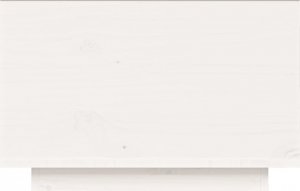 vidaXL Stolik kawowy, biały, 80x50x35,5 cm, lite drewno sosnowe 8