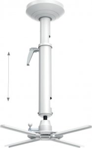 Uchwyt do projektorów Hagor HAGOR Beamfix II 520 - 600 mm, ceiling mount (white) 1