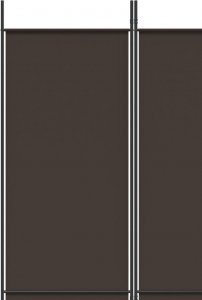 vidaXL vidaXL Parawan 5-panelowy, brązowy, 250x220 cm, tkanina 7