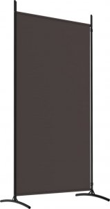 vidaXL vidaXL Parawan 2-panelowy, brązowy, 175x180 cm, tkanina 6
