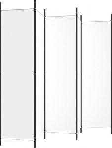 vidaXL vidaXL Parawan 6-panelowy, biały, 300 x 200 cm, tkanina 5