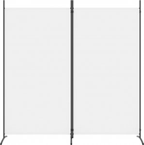 vidaXL vidaXL Parawan 2-panelowy, brązowy, 175x180 cm, tkanina 3