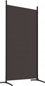 vidaXL vidaXL Parawan 4-panelowy, brązowy, 346x180 cm, tkanina 6