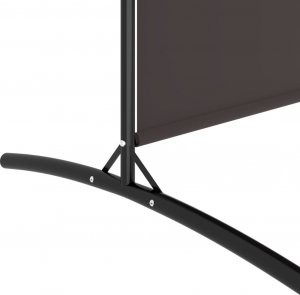 vidaXL vidaXL Parawan 4-panelowy, brązowy, 346x180 cm, tkanina 7