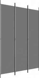 vidaXL vidaXL Parawan 3-panelowy, antracytowy, 150x220 cm, tkanina 2