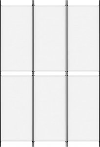 vidaXL vidaXL Parawan 3-panelowy, biały, 150x220 cm, tkanina 3