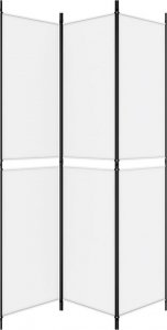 vidaXL vidaXL Parawan 3-panelowy, biały, 150x220 cm, tkanina 4