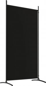 vidaXL vidaXL Parawan 2-panelowy, czarny, 175x180 cm, tkanina 6
